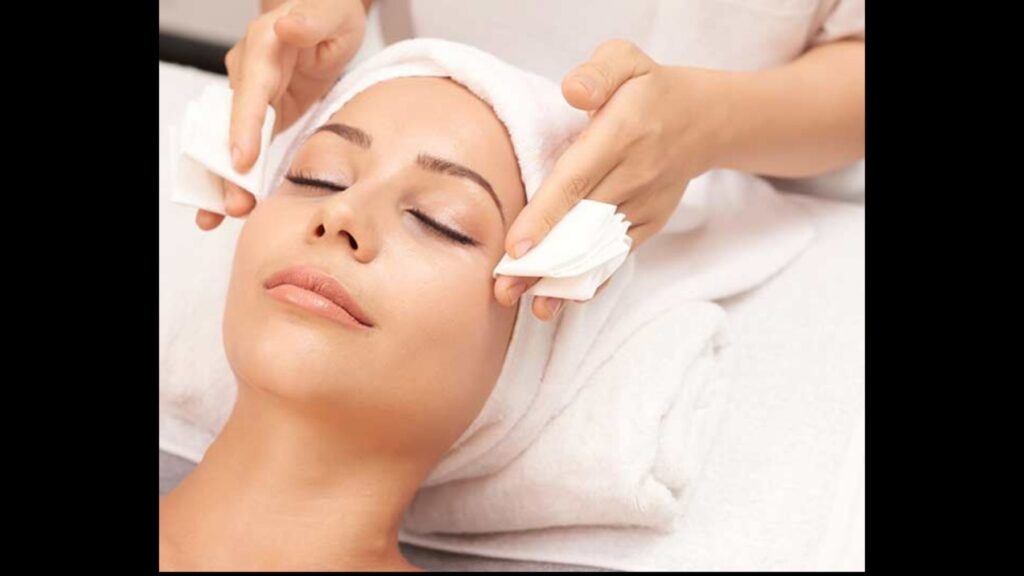 women having facial treatment