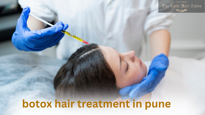 side-view-woman-getting-prp-injection-botox hair treatment in pune - The little hair salon