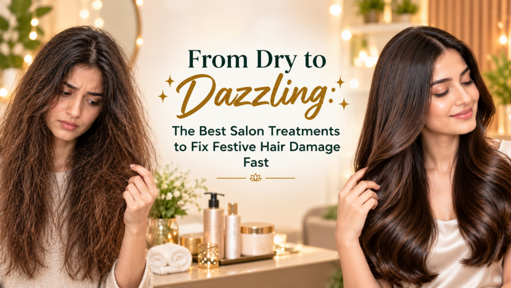 From Dry to Dazzling Salon Transformation
